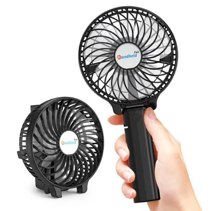 Gabless wentylator składany USB 3 biegi biurkowy podróż BRAK BATERII