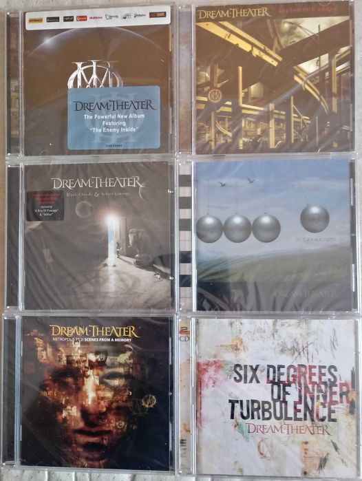 scorpions/Dream Theater płyty cd