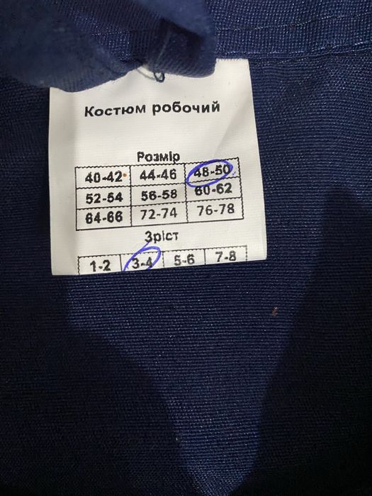 Спец одяг (новий)
