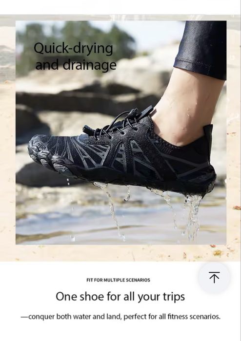 Водні кросівки, аквашузи, кросівки доя спорту, barefoot 40 розмір