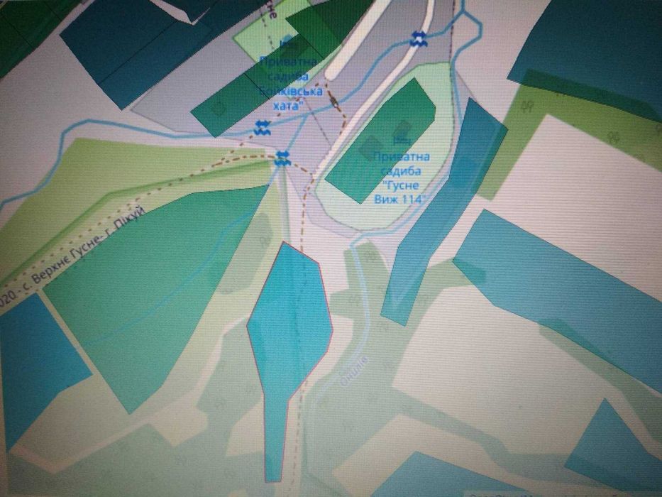 Земельна ділянка в Карпатах с.Верхнє Гусне