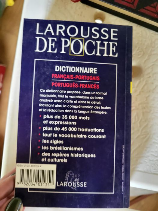 Dicionário Larousse de Poche Français-Portugais / Português-Francês