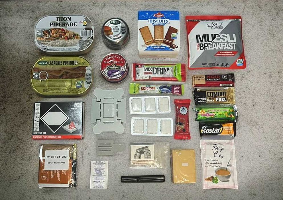 Французский сухой паек/сухпай франции/суточный/мре/пайок/mre/