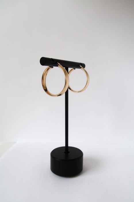 Złote Kolczyki Koła | 2.3cm | Próba Złota 585