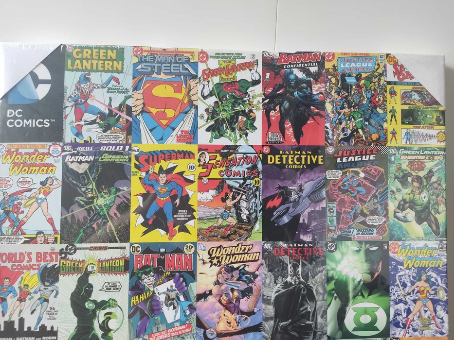 Plakat Super Bohaterowie DC Comics Płótno
