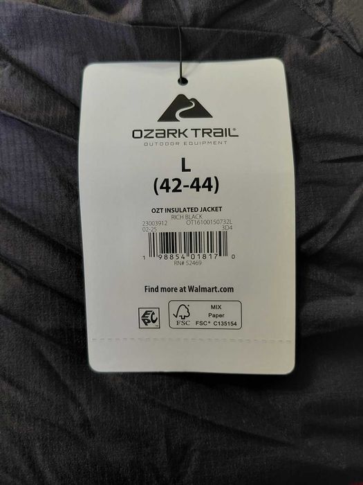 Знижка !Чоловіча утеплена куртка Ozark Trail. Оригінал. З США. Новa