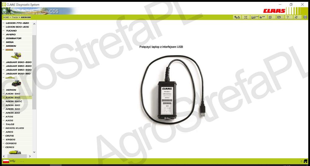 Claas CDS 7.5 Oprogramowanie Diagnostyczne 2021.05 Zdalna Instalacja