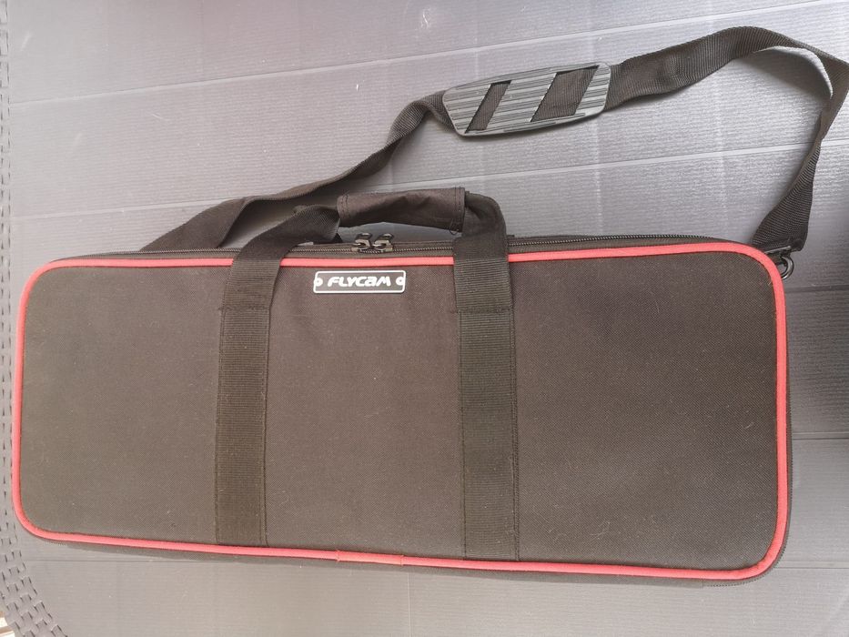 Estabilizador Flycam FLCM-5000 Q com saco e Arm Brace – NOVO, utilizado apenas uma vez