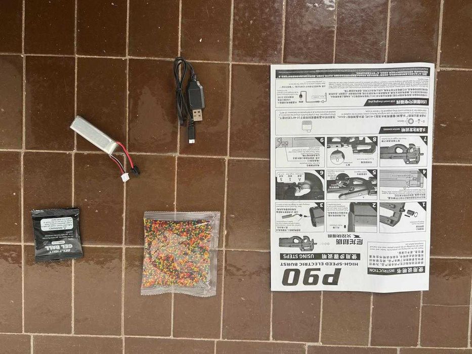 Професійний іграшковий автомат P90 на орбізах (орбіган)