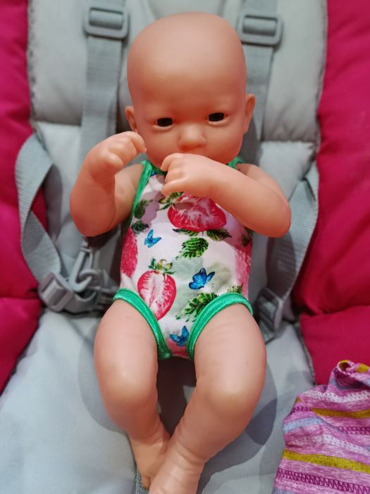 Śliczny bobas,jak żywy,dł.ok.38cm.