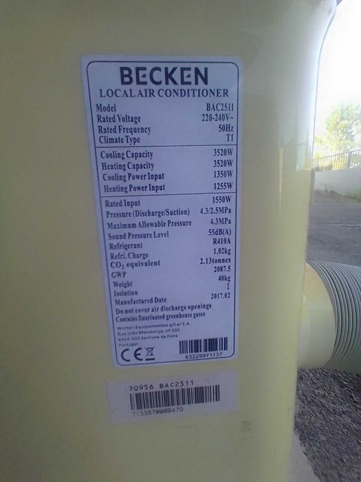 Ar- Condicionado Portável