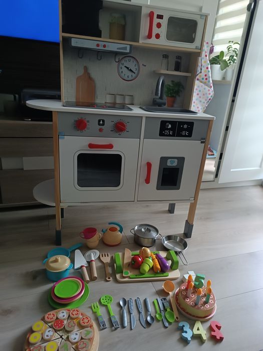 Drewniana Kuchenka Lidl + akcesoria