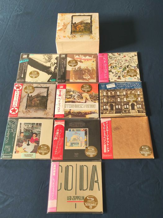 Led Zeppelin 10CD Box Set Complete Collection (SHM-CD) Vila do