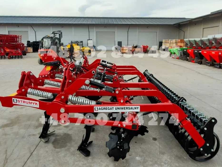 AGREGAT bezorkowy/STRUMYK podorywkowo-orkowy składany HYDRAULICZNIE !!