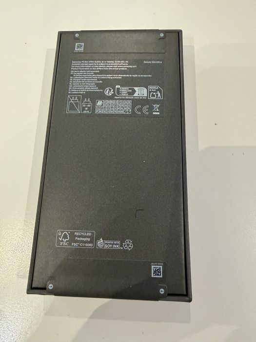 Samsung S26Ultra 512 GB, preto, selado, com fatura nacional e garantia de 3 anos. O melhor andróide do mercado