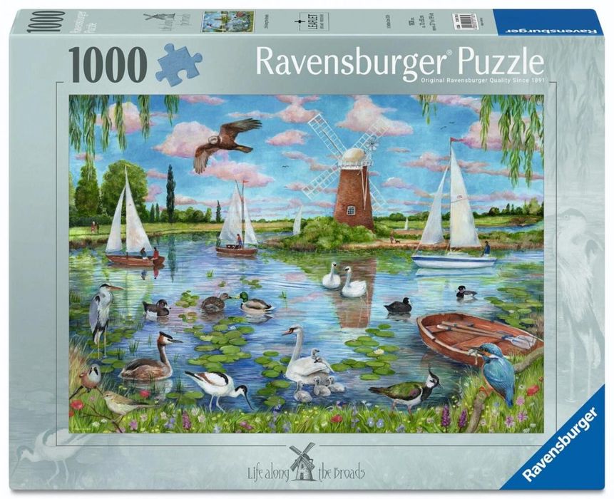 Puzzle 1000 Life along the Broads ,255x55 mm