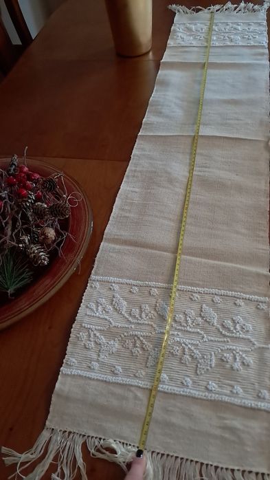 Conjunto de Panos de linho bordados