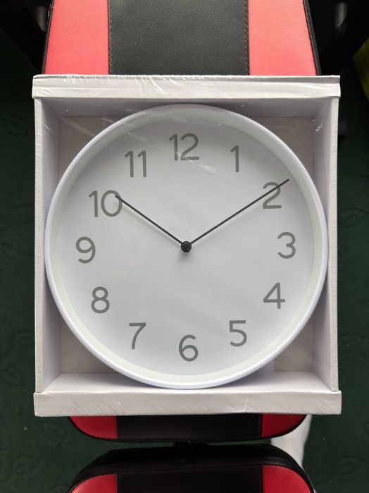 Zegar ścienny - biały śr. 25cm
