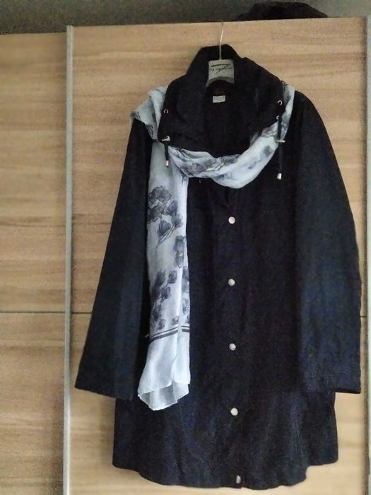 parka/wiatrówka/płaszczyk granat marki Paola roz 46