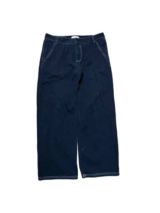 Черные Широкие джинси