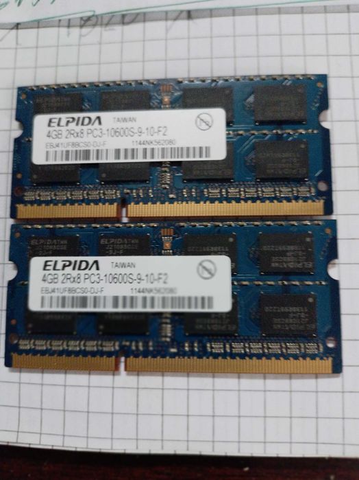 2 Memórias Ram Elpida