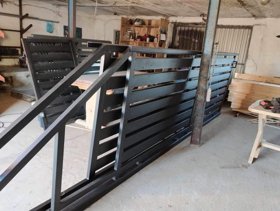 Brama z furtką komplet