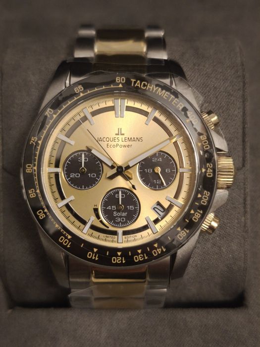 Zegarek męski Jacques Lemans 50-D1 EcoPower – limitowany solarny