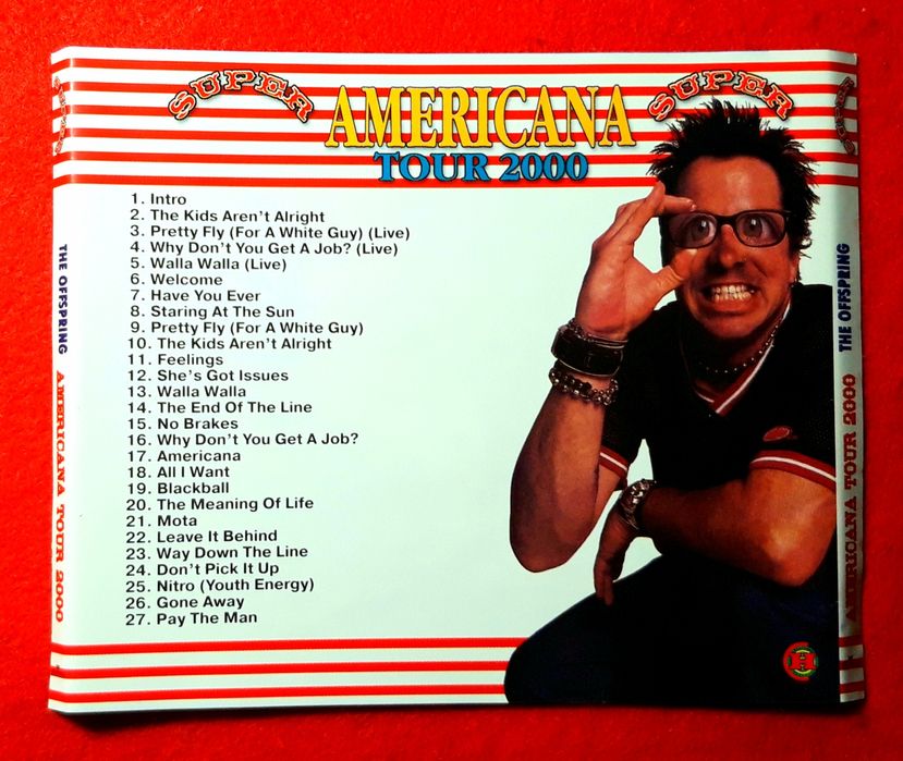 The Offspring – Americana Tour 2000 (CD, 1999) Warszawa Targówek