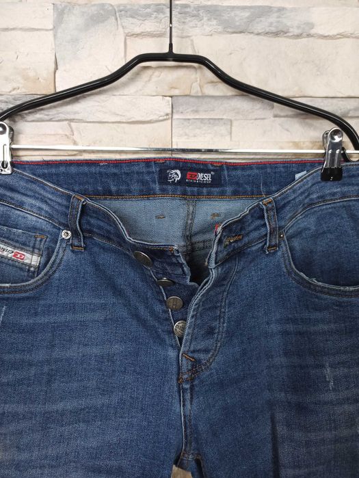 diesel denimowe męskie spodnie 32 jeansy M L s1