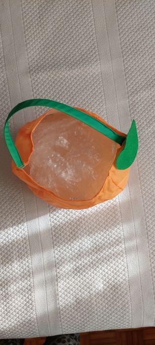 Saco doces abóbora Halloween