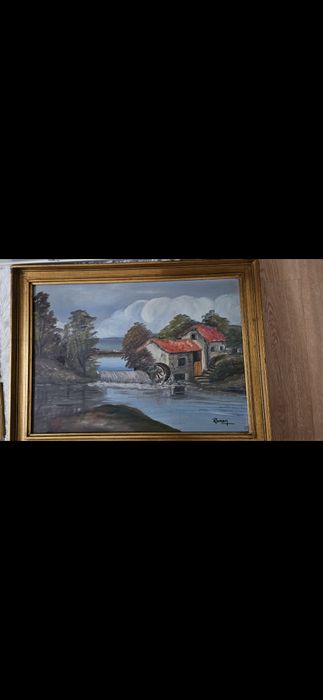 Quadro pintado a óleo