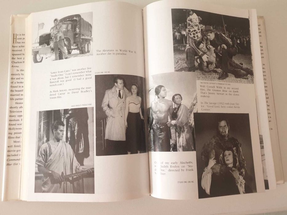 In the Arena-An Autobiography, Charlton Heston Ed. Original Capa Dura