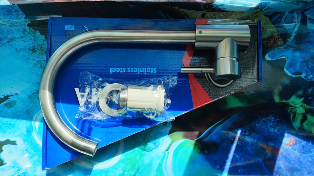 Смеситель для кухни, мойки ARMATA SUS 011 нержавейка