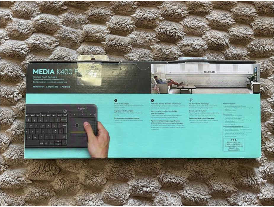 Клавіатура Logitech media K400 plus
