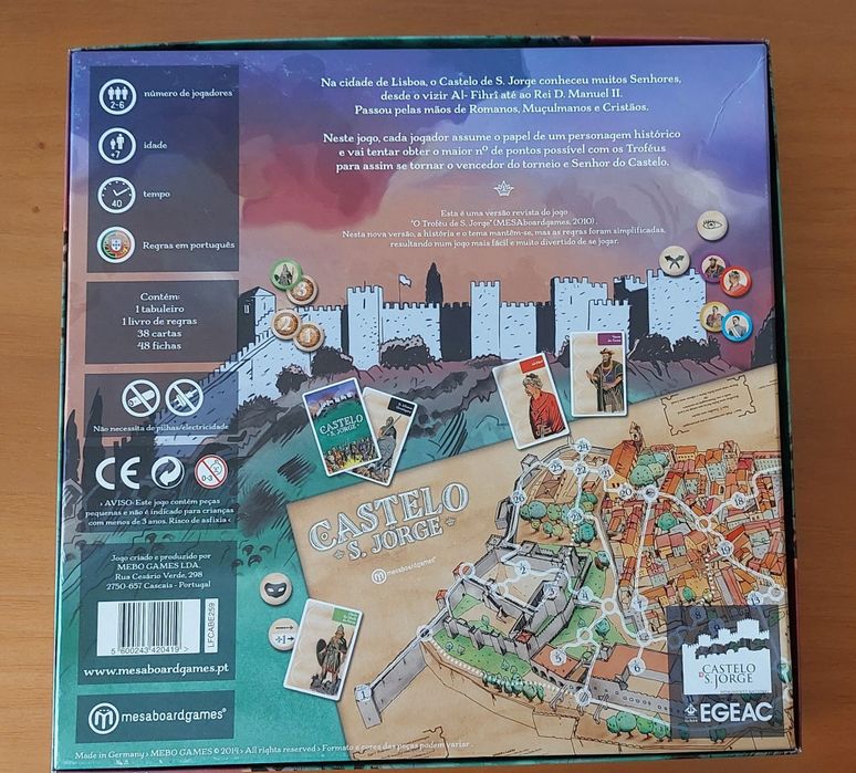 Castelo de São Jorge - Jogo de Tabuleiro