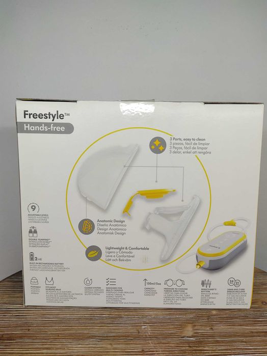 Bomba Extratora Elétrica Medela Freestyle Hands-Free Dupla