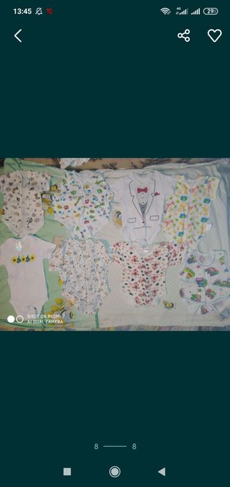 Вещи на грудничка и до 7 лет.