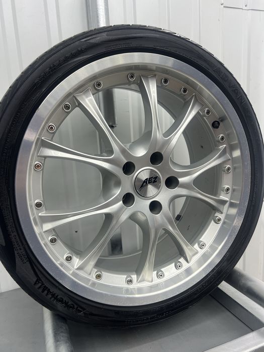 Alufelgi KOMPLET 19 cali 5x112 AEZ VW Golf Audi A3 A4 Skoda Seat Mb