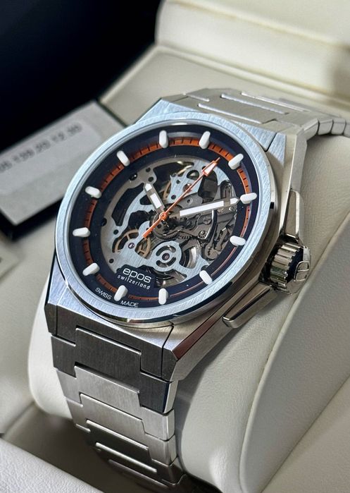 Epos 3505SK 41mm, Skeleton, Nowy, PL dystrybucja, Full Set