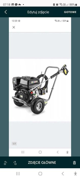 Karcher spalinowy, myjka cisnieniowa, wynajem