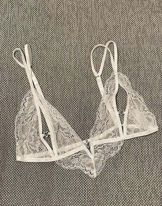 мереживний бюстгальтер білий Ann Summers