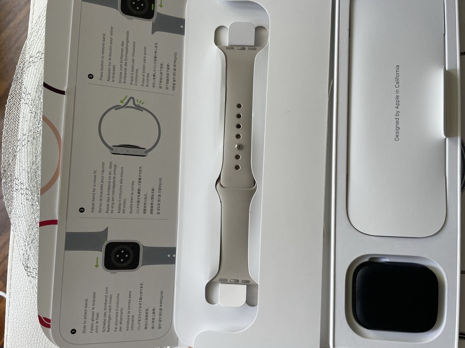 Apple Watch Pasek 44mm ORYGINAŁ Perłowa Poświata