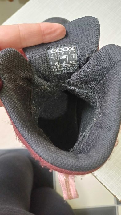 Черевики Geox на дівчинку 28 розмір Ботинки Geox