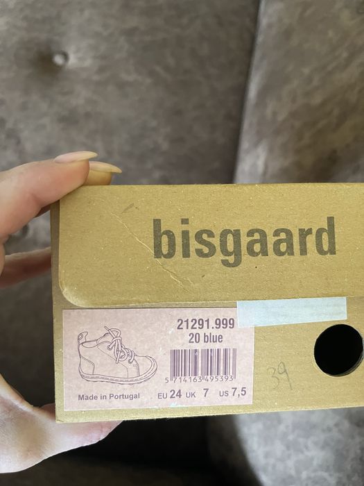 Черевички шкіряні bisgaard 24-16 см