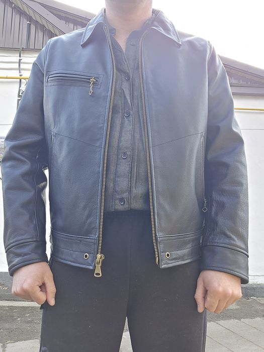 Курточка шкіряна чоловіча