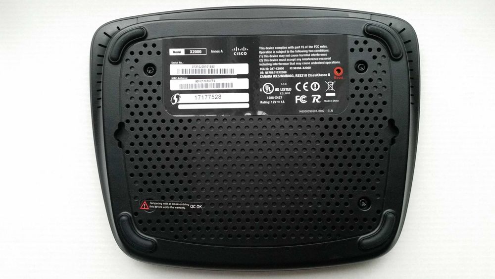 Router Linksys CISCO X2000 z modemem Wireless-N ADSL2+ Orange Annex A