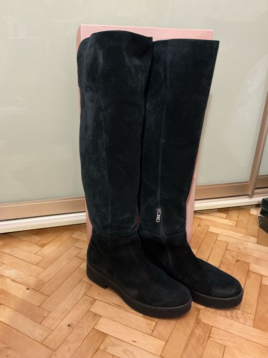 Зимові чоботи ботфорти nursace 41 розмір