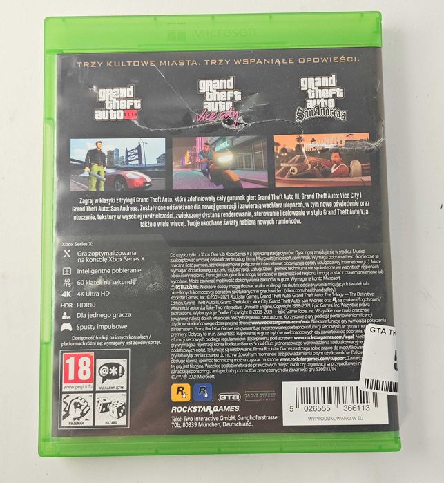 Gta the TRILOGY XBOX ONE