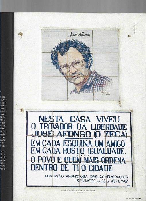 José Afonso	- - -		Cais	- - - - -	Revista