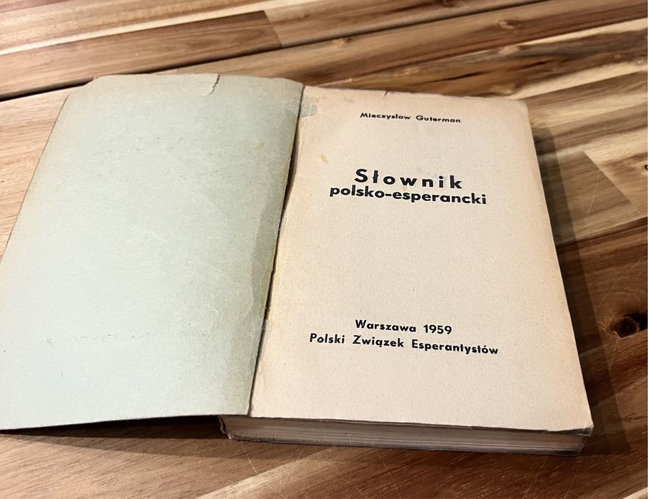 Słownik polsko-esperancki Mieczysław Guterman